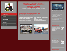 Tablet Screenshot of feuerwehr-wollerau.ch